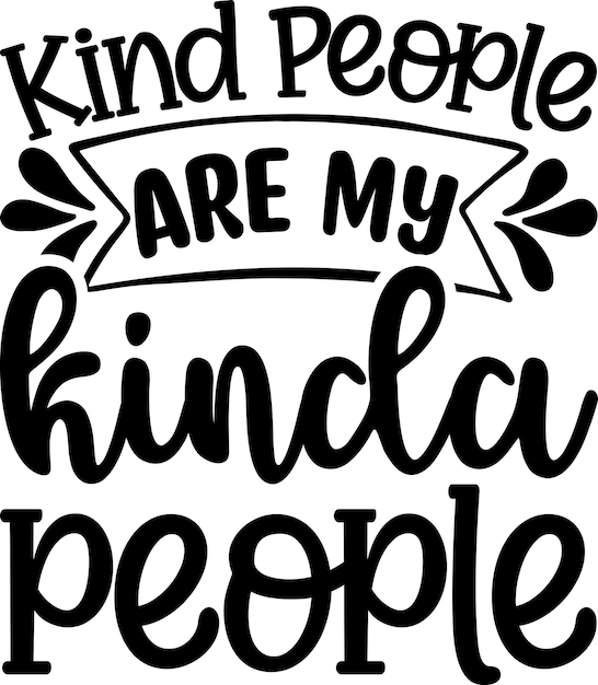 Vector kindness craft svg design