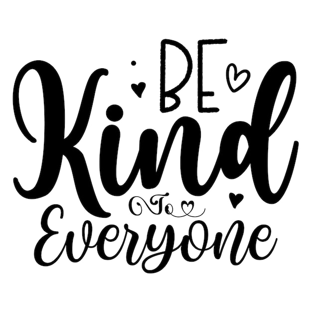 Vector kindness svg design