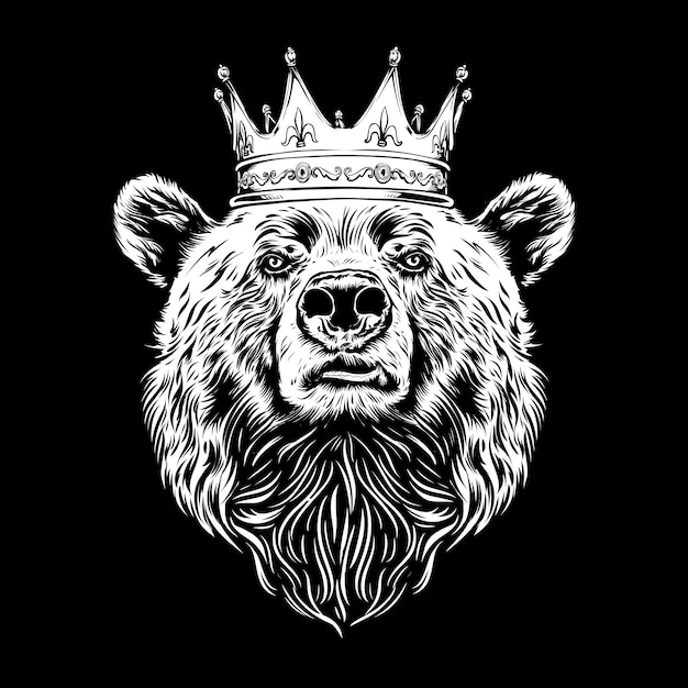 King Bear Illustration