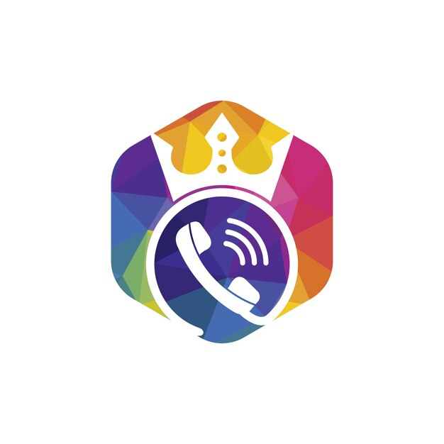 King call vector logo design