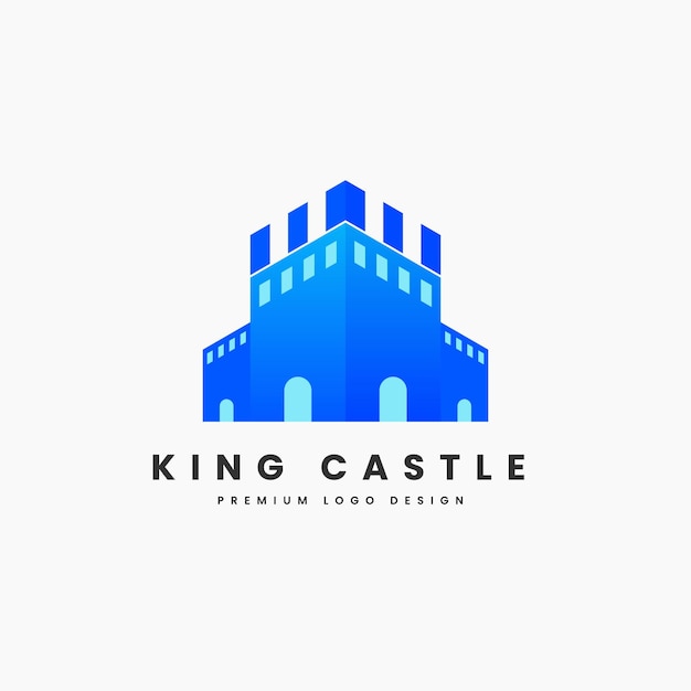 King Castle  Premium Logo Design Vector