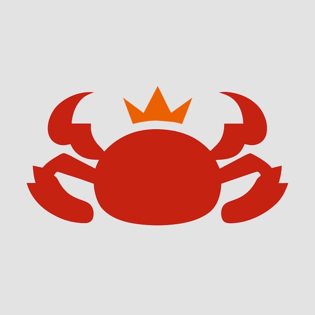 Vector king crab vector illustration