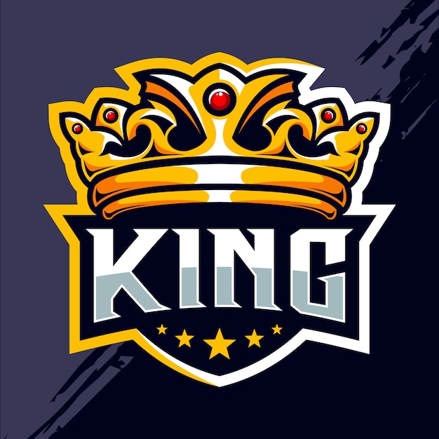 King crown esport logo design