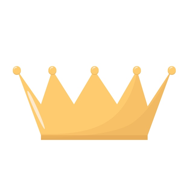 King crown isolated Vector illustration