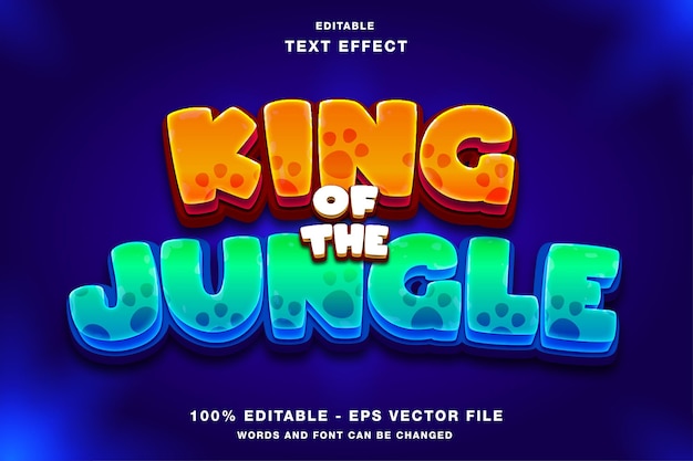 King of the Jungle Game Logo Design