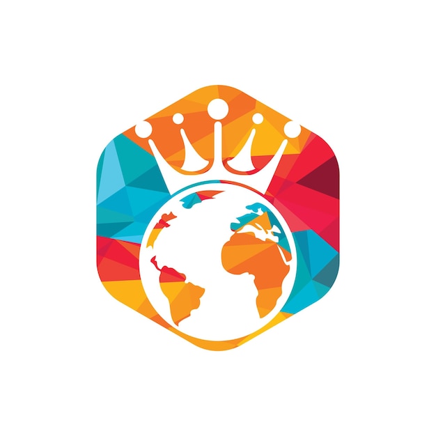 King Planet Vector Logo Design