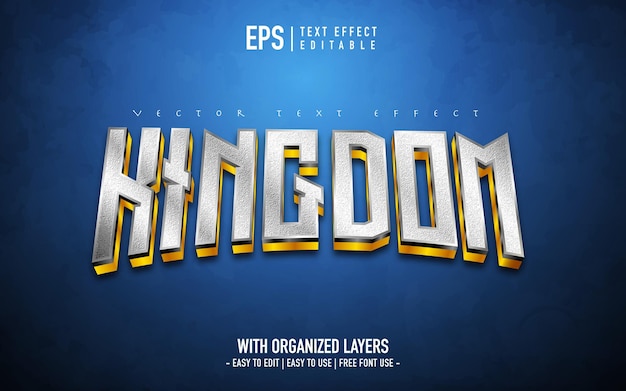 Kingdom text effect