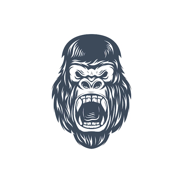 kingkong face logo