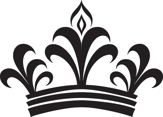 Kings Legacy Vector Logo Design Crowned Glory Iconic Crown Art