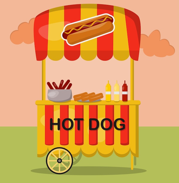 Kiosk hot doga