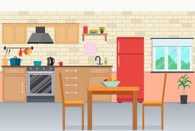 kitchen background