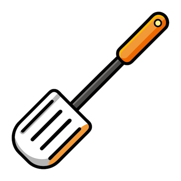 kitchen spatula clipart vector art and illustration