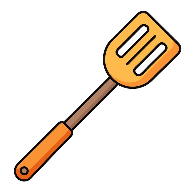 kitchen spatula clipart vector art and illustration