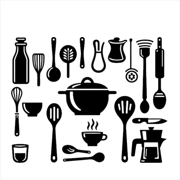 kitchen tools svg bundle