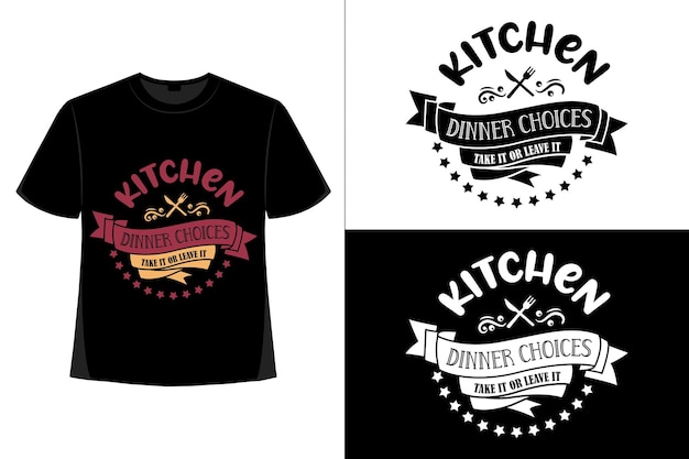 Kitchen Tshirt And SVG Design Bundle Kitchen SVG Quotes Design tshirt Bundle Vector EPS Editable