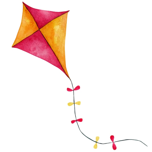 Kite watercolor