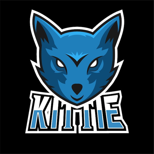 Kittie sport and esport gaming mascot logo