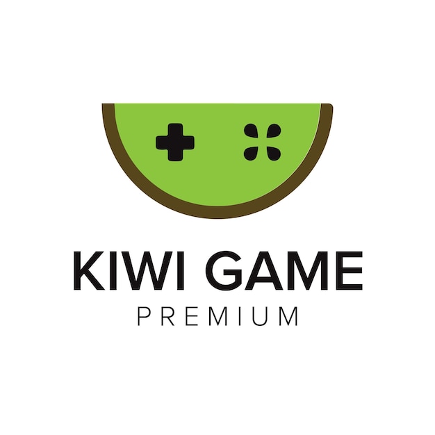 Kiwi game logo icon vector template