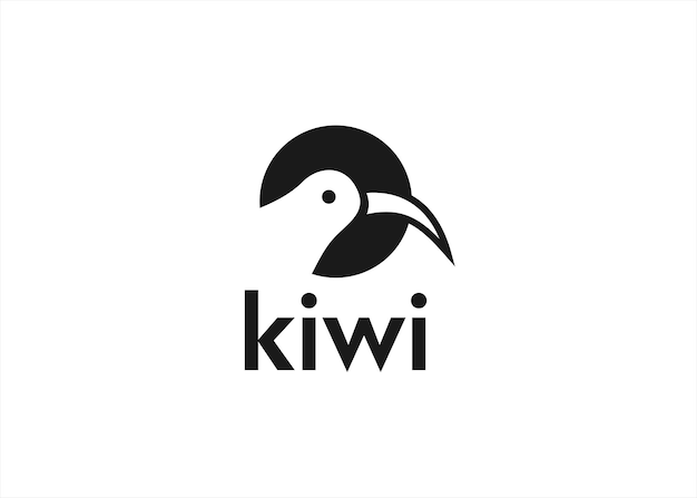 kiwi logo design vector illustration