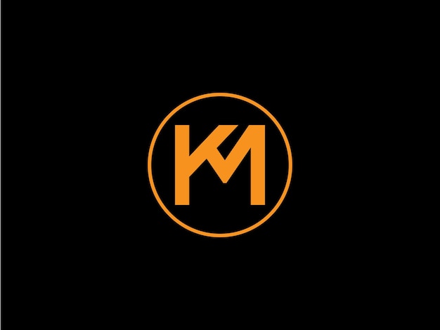 KM  logo  design