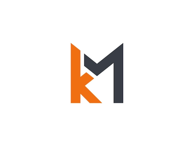 KM  logo  design