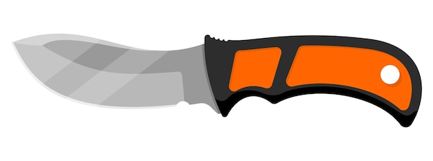 Vector knife icon hunting knife icon isolated knife symbol