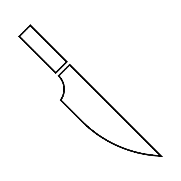 Knife icon vector