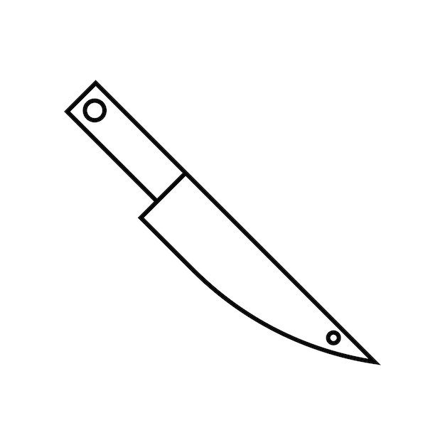 Knife icon vector