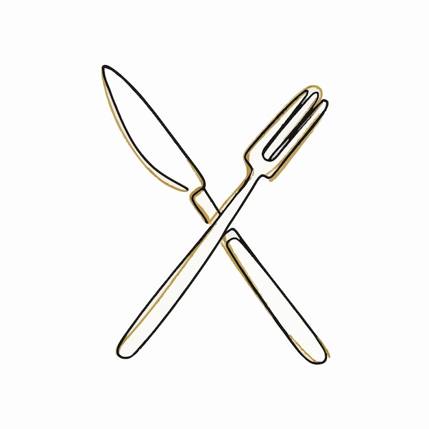 a knife and a knife are on a white background