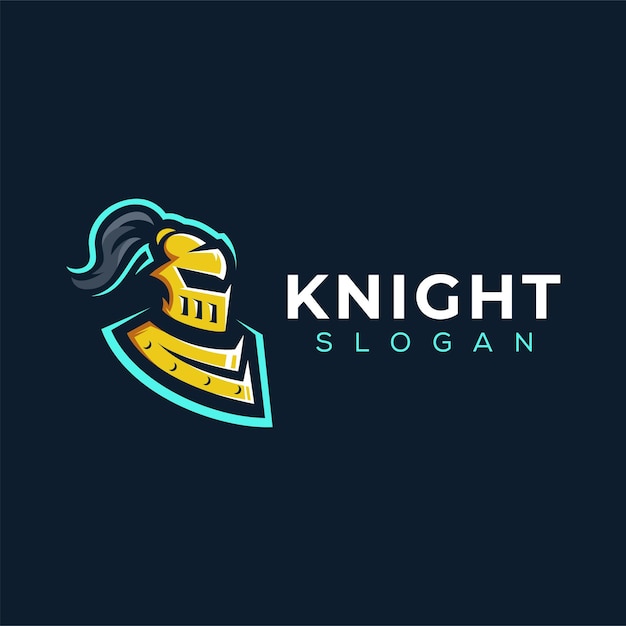 Knight armor sport logo design