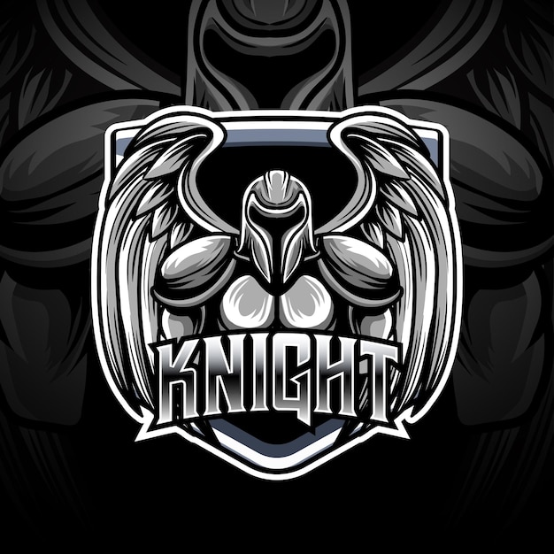 knight esport logo character icon