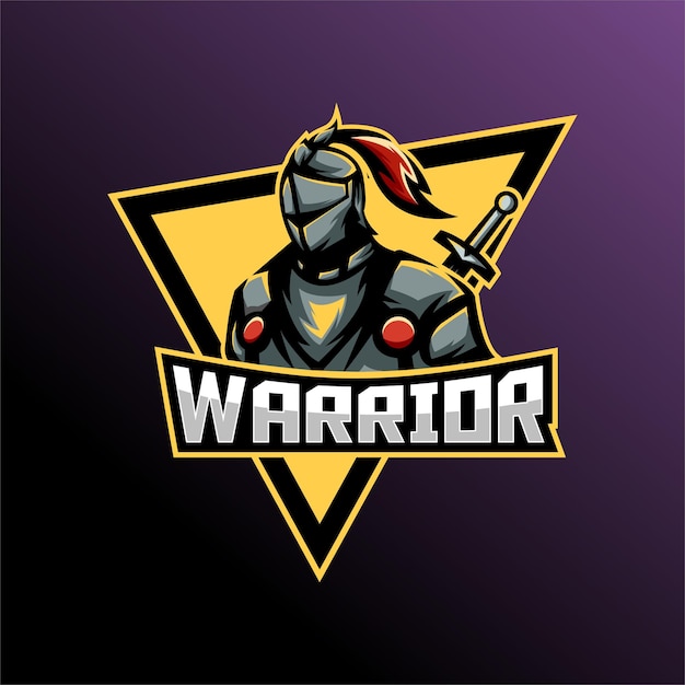 Knight esport mascot logo illustration vector designs