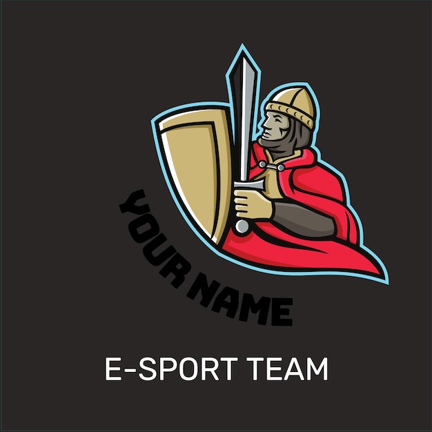 Knight Mascot ESport Logo