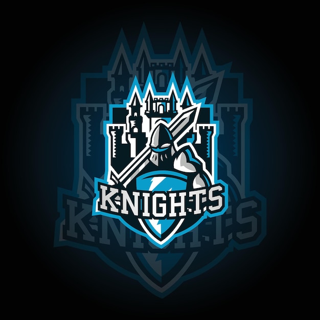 Knights team logo Esports Gaming logo vector Gaming Logo