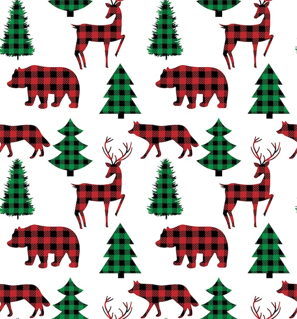 Knitted Christmas and New Year pattern in cow. Wool Knitting Sweater Design. Wallpaper wrapping paper textile print. eps 10