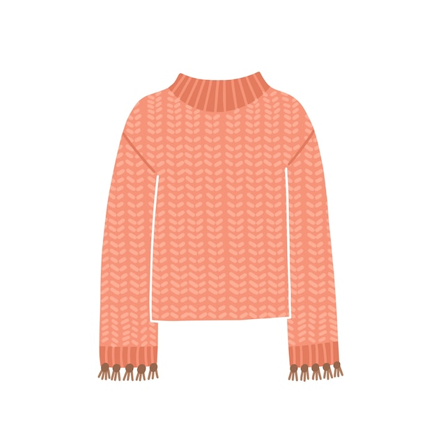 Knitted jumper illustration