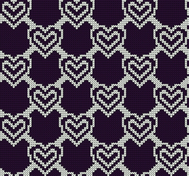 Knitted texture seamless pattern Vector seamless background for banner website postcard wallpaper clothing and design Festive Sweater Design Seamless Knitted Pattern