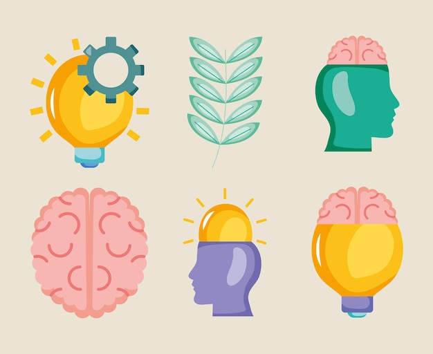 Vector knowledge icon collection