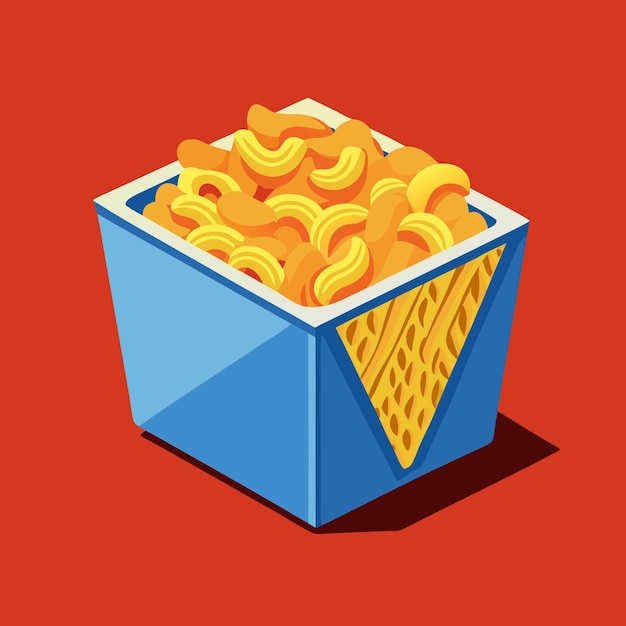 Vector kraft macaroni cheese