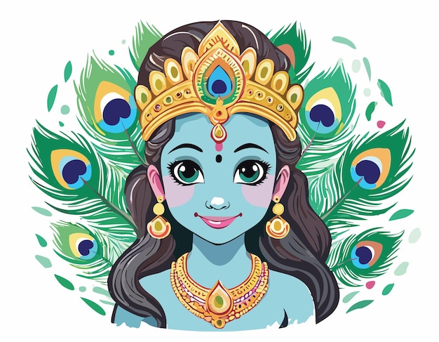 Vector krishna