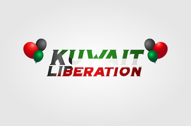 Kuwait Liberation Day Design Background Elegant