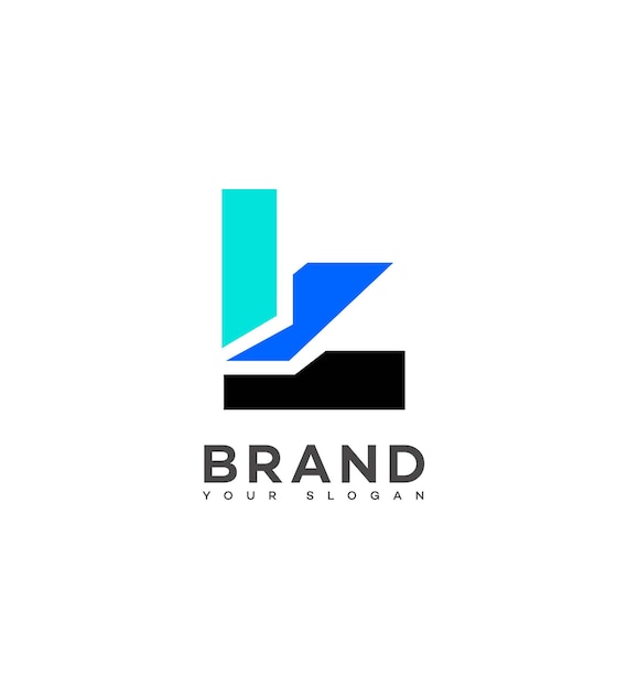 Vector l letter logo icon brand identity sign l letter symbol template