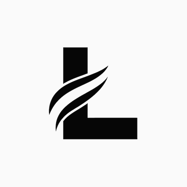 L letter logo vector