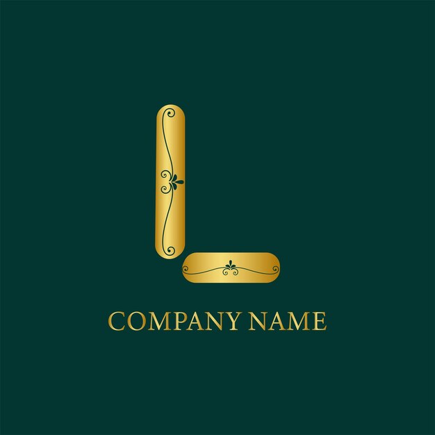 L Logo Design Template