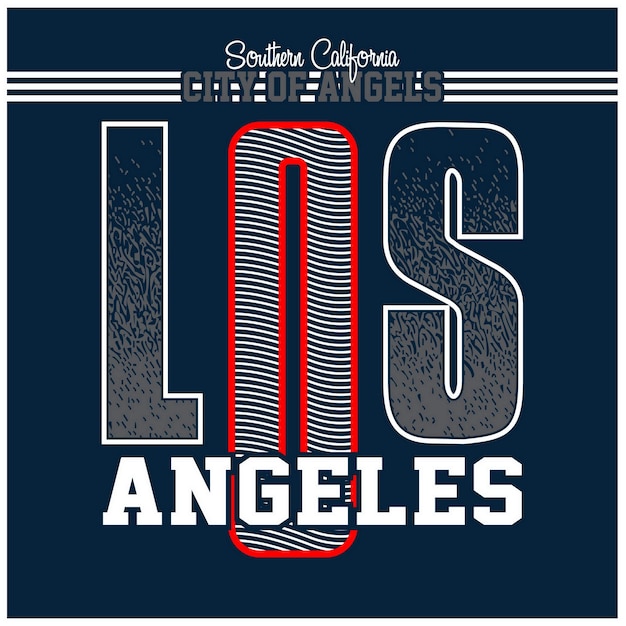 LA Los angeles Vintage typography design in vector illustration tshirt clothing and other uses