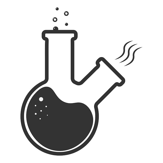 Lab flask icon Vector illustration