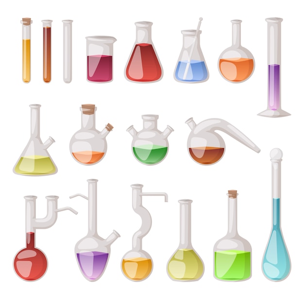 Lab flask  set.