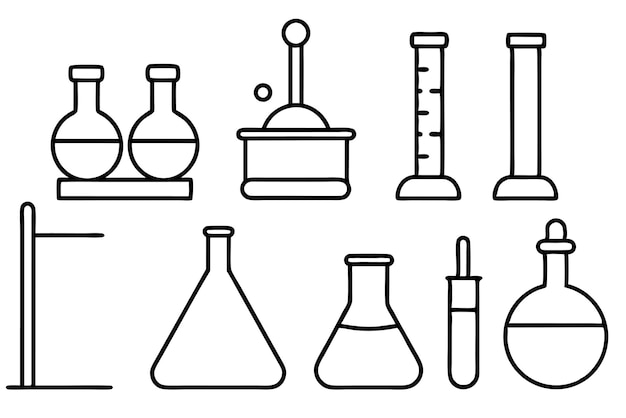 Lab line art