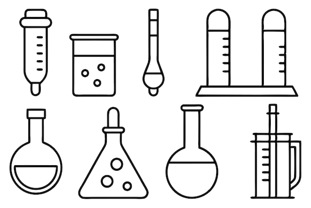 Lab line art