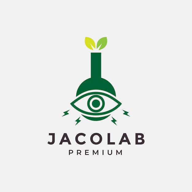 Lab logo design vector graphic illustration